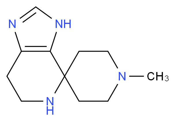 1'-methyl-3,5,6,7-tetrahydrospiro[imidazo[4,5-c]pyridine-4,4'-piperidine]_Molecular_structure_CAS_)