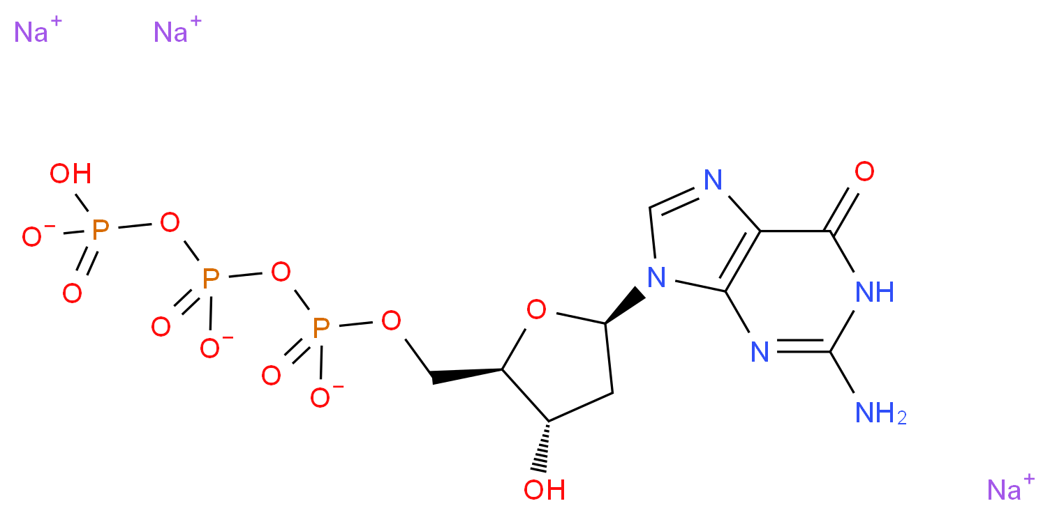 2′-Deoxyguanosine 5′-triphosphate trisodium salt solution_Molecular_structure_CAS_93919-41-6)