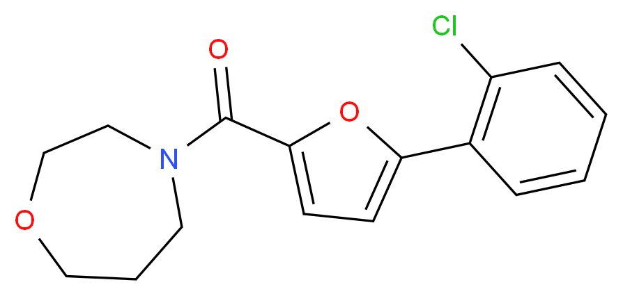 4-[5-(2-chlorophenyl)-2-furoyl]-1,4-oxazepane_Molecular_structure_CAS_)
