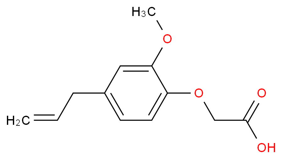 (4-allyl-2-methoxyphenoxy)acetic acid_Molecular_structure_CAS_6331-61-9)