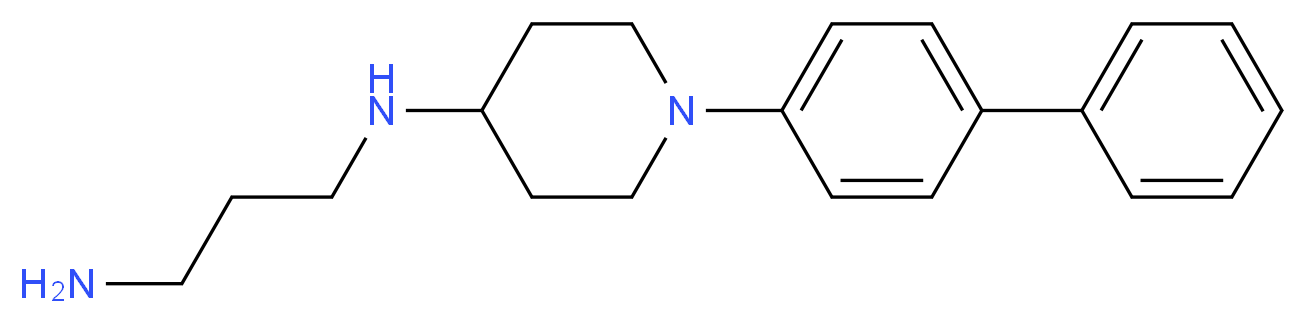 N-(1-biphenyl-4-ylpiperidin-4-yl)propane-1,3-diamine_Molecular_structure_CAS_)