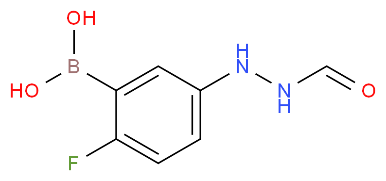 2-Fluoro-5-(hydrazinocarbonyl)benzeneboronic acid_Molecular_structure_CAS_874289-56-2)