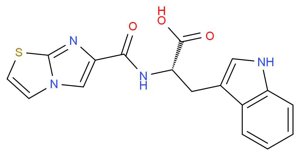 N-(imidazo[2,1-b][1,3]thiazol-6-ylcarbonyl)-L-tryptophan_Molecular_structure_CAS_)