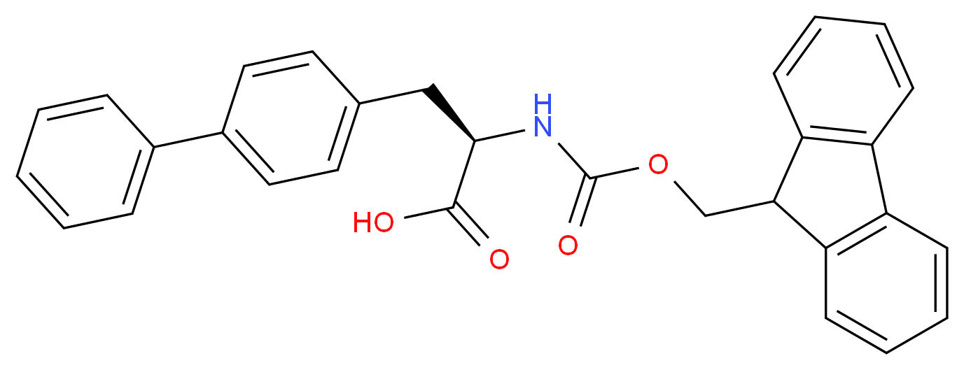 4-Phenyl-L-phenylalanine, N-FMOC protected_Molecular_structure_CAS_199110-64-0)