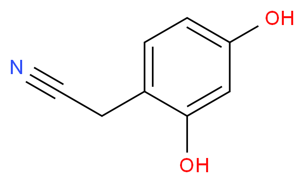 (2,4-Dihydroxyphenyl)acetonitrile_Molecular_structure_CAS_57576-34-8)