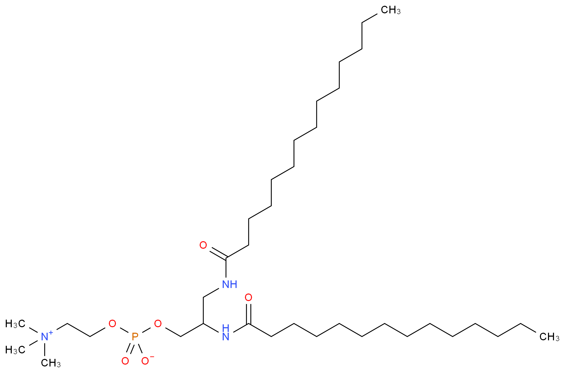 1,2-Dimyristoylamino-1,2-dideoxyphosphatidylcholine_Molecular_structure_CAS_108861-07-0)