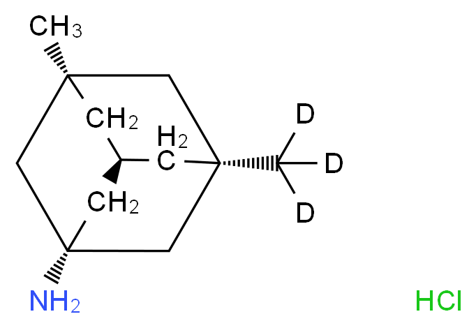 Memantine-d3 Hydrochloride_Molecular_structure_CAS_)