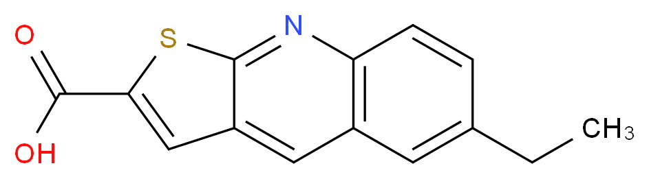6-Ethyl-thieno[2,3-b]quinoline-2-carboxylic acid_Molecular_structure_CAS_)