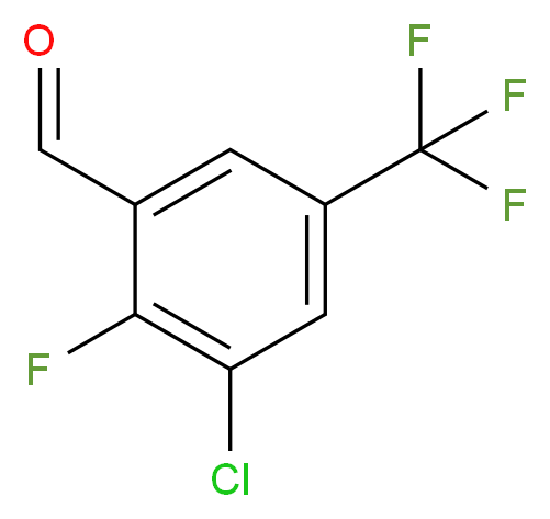 3-Chloro-2-fluoro-5-(trifluoromethyl)benzaldehyde_Molecular_structure_CAS_261763-02-4)
