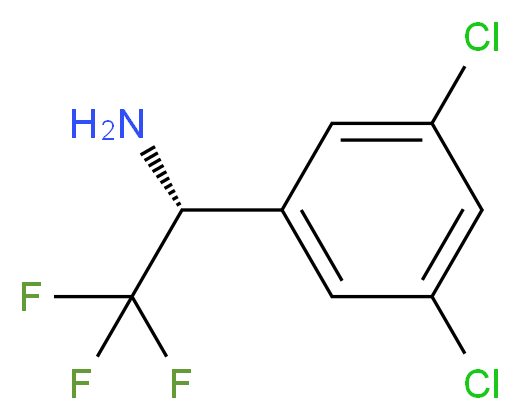 (1R)-1-(3,5-DICHLOROPHENYL)-2,2,2-TRIFLUOROETHYLAMINE_Molecular_structure_CAS_)