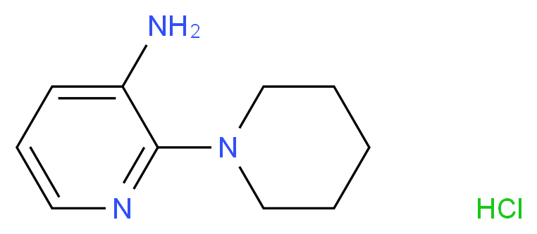 2-(piperidin-1-yl)pyridin-3-amine hydrochloride_Molecular_structure_CAS_)
