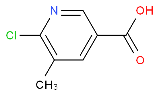 6-Chloro-5-methylnicotinic acid_Molecular_structure_CAS_66909-29-3)