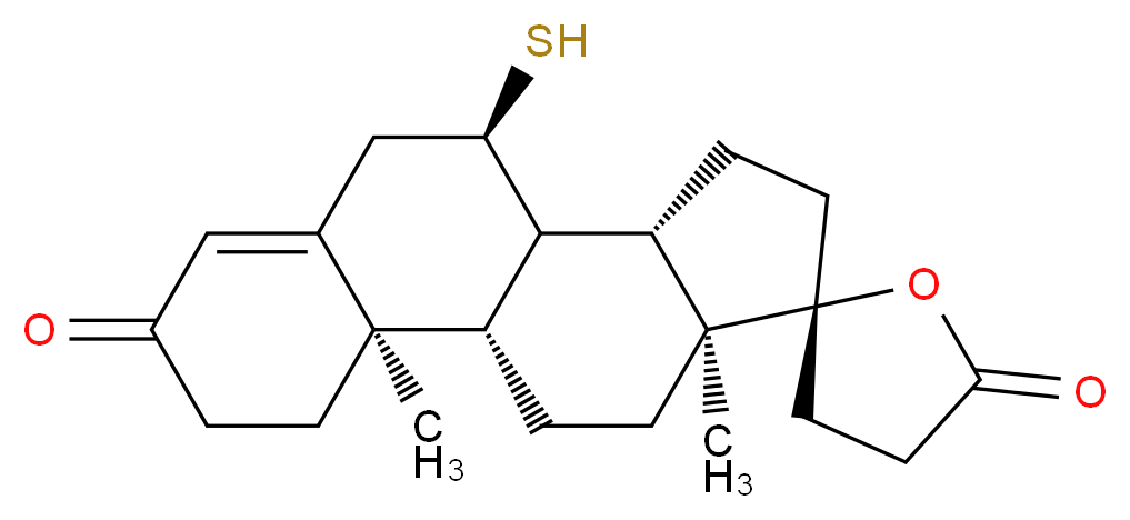 7α-Thio Spironolactone_Molecular_structure_CAS_38753-76-6)