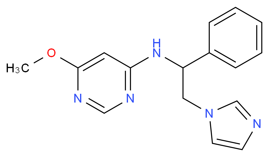 N-[2-(1H-imidazol-1-yl)-1-phenylethyl]-6-methoxypyrimidin-4-amine_Molecular_structure_CAS_)