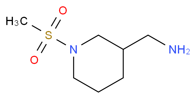 1-[1-(methylsulfonyl)-3-piperidinyl]methanamine_Molecular_structure_CAS_869371-29-9)