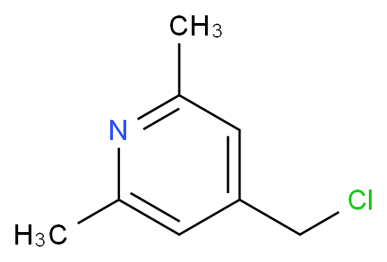 4-(chloromethyl)-2,6-dimethylpyridine_Molecular_structure_CAS_120739-87-9)