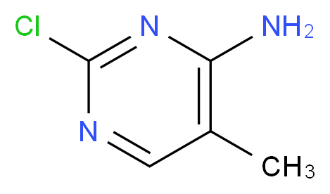 4-Amino-2-chloro-5-methylpyrimidine_Molecular_structure_CAS_14394-70-8)
