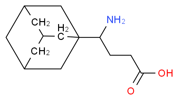 4-(1-Adamantyl)-4-aminobutanoic acid_Molecular_structure_CAS_)