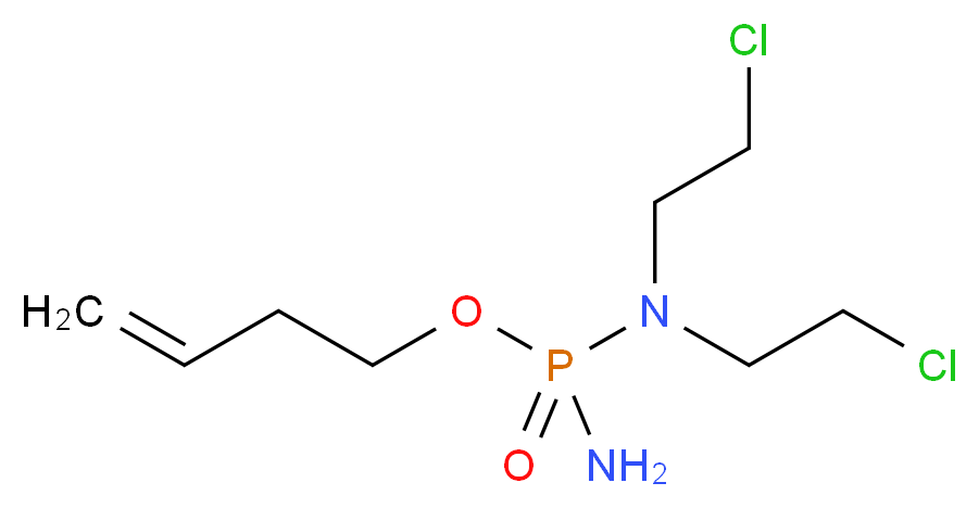 O-(3-Butenyl)-N,N-bis(2-chloroethyl)phosphorodiamidate_Molecular_structure_CAS_39800-29-8)