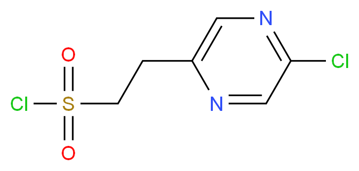 2-(5-chloropyrazin-2-yl)ethanesulfonyl chloride_Molecular_structure_CAS_1196146-23-2)