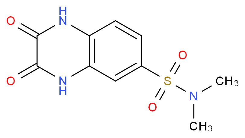 N,N-dimethyl-2,3-dioxo-1,2,3,4-tetrahydroquinoxaline-6-sulfonamide_Molecular_structure_CAS_)