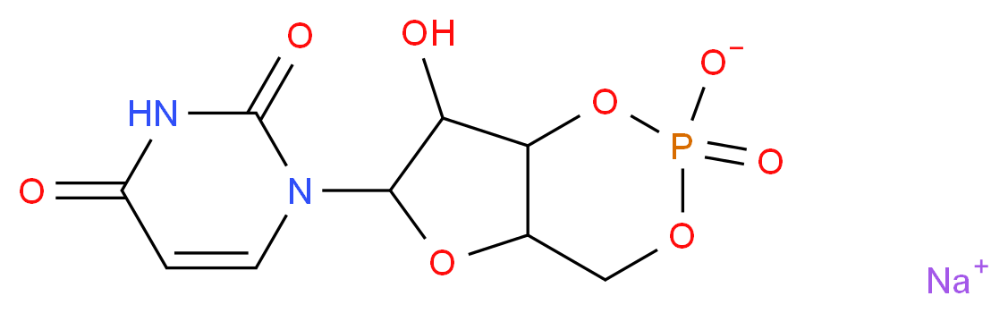 Uridine 3′:5′-cyclic monophosphate sodium salt_Molecular_structure_CAS_56632-58-7)