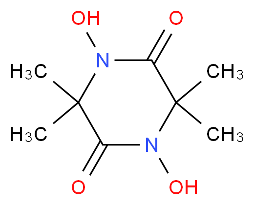 1,4-Dihydroxy-3,3,6,6-tetramethylpiperazine-2 5-dione_Molecular_structure_CAS_)