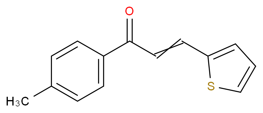 3-(2-Thienyl)-1-(p-tolyl)-2-propen-1-one_Molecular_structure_CAS_6028-89-3)