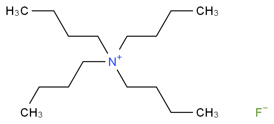Tetrakis(but-1-yl)ammonium fluoride 1.0M solution in THF_Molecular_structure_CAS_429-41-4)