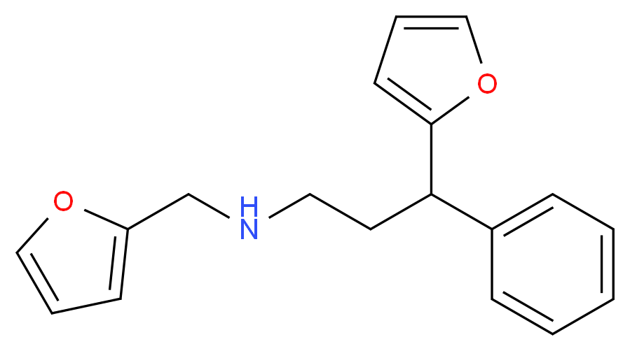 Furan-2-ylmethyl-(3-furan-2-yl-3-phenyl-propyl)-amine_Molecular_structure_CAS_)