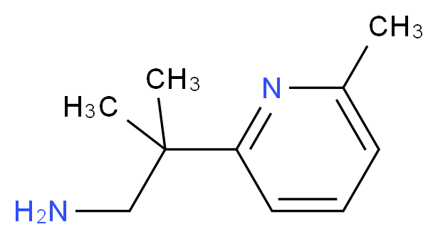 2-methyl-2-(6-methylpyridin-2-yl)propan-1-amine_Molecular_structure_CAS_929021-99-8)