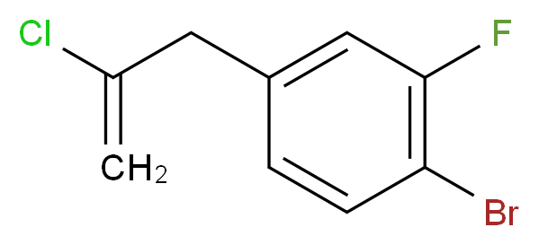 4-(2-Chloroallyl)-2-fluorobromobenzene_Molecular_structure_CAS_)