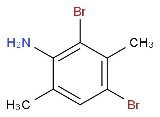 2,4-Dibromo-3,6-dimethylaniline 97%_Molecular_structure_CAS_26829-89-0)