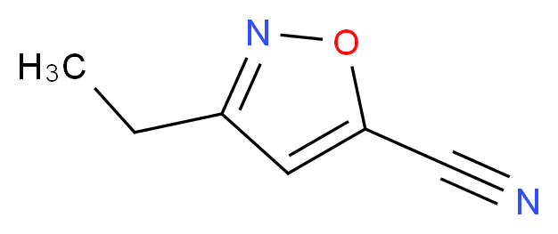 3-ethyl-5-isoxazolecarbonitrile_Molecular_structure_CAS_1215295-98-9)