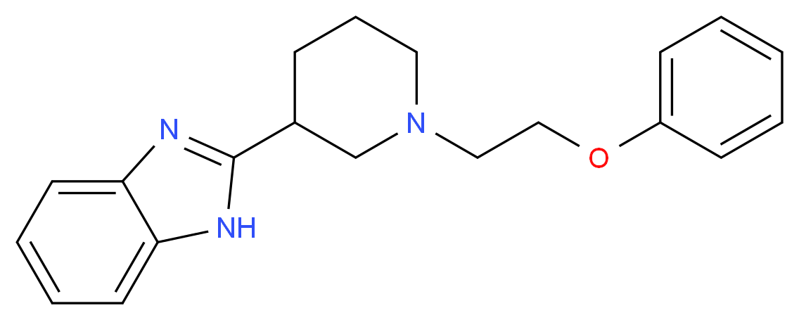 2-[1-(2-phenoxyethyl)-3-piperidinyl]-1H-benzimidazole_Molecular_structure_CAS_)