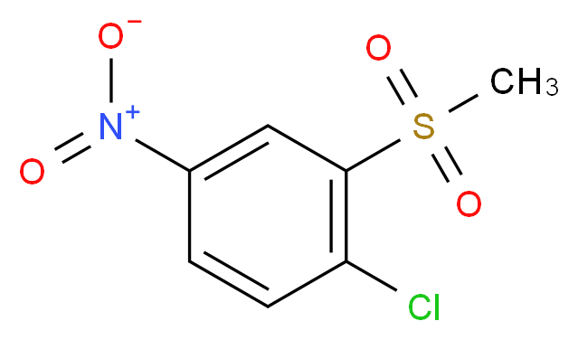 1-chloro-2-methanesulfonyl-4-nitrobenzene_Molecular_structure_CAS_)