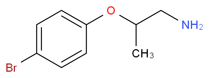 1-[(1-aminopropan-2-yl)oxy]-4-bromobenzene_Molecular_structure_CAS_)