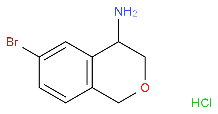 6-Bromo-3,4-dihydro-1H-isochromen-4-amine hydrochloride_Molecular_structure_CAS_676134-73-9)