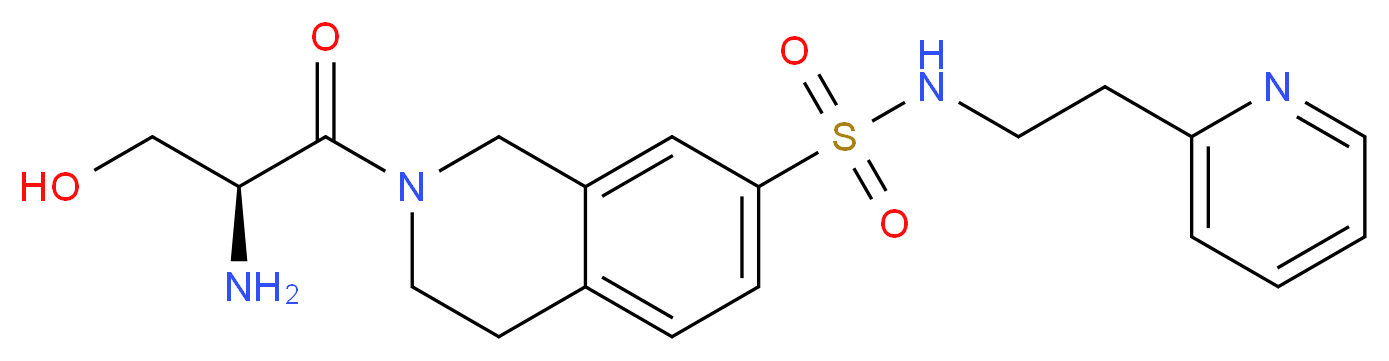 N-(2-pyridin-2-ylethyl)-2-L-seryl-1,2,3,4-tetrahydroisoquinoline-7-sulfonamide_Molecular_structure_CAS_)