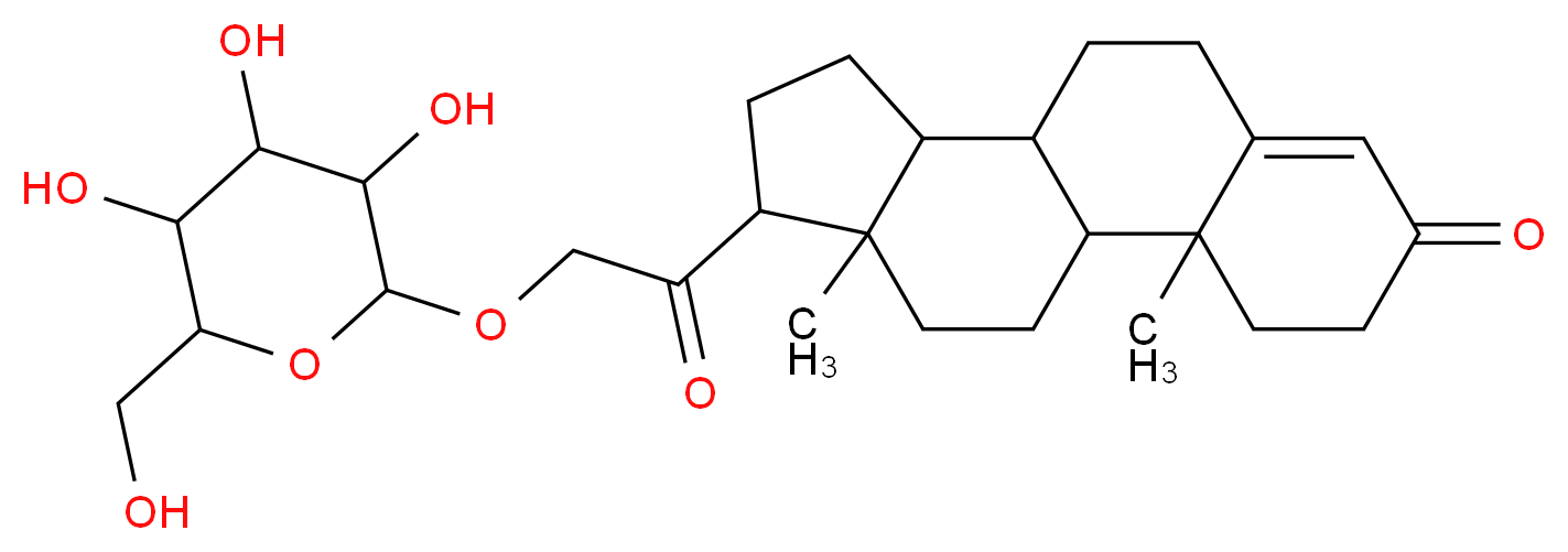 Deoxycorticosterone 21-glucoside_Molecular_structure_CAS_4319-56-6)