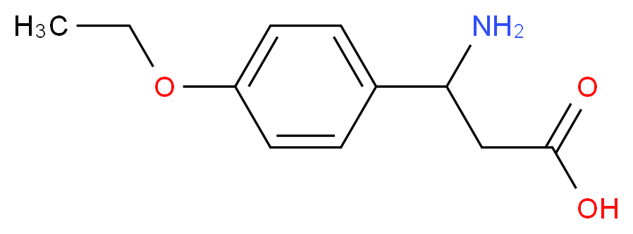 3-Amino-3-(4-ethoxyphenyl)propanoic acid_Molecular_structure_CAS_38499-22-8)
