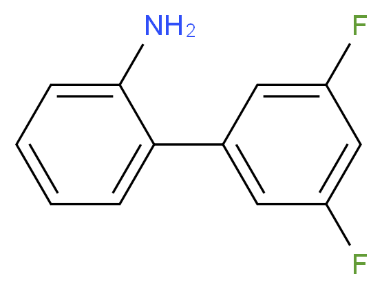 3',5'-Difluoro-[1,1'-biphenyl]-2-amine_Molecular_structure_CAS_873056-60-1)