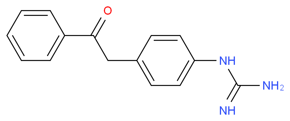 1-[4-(2-oxo-2-phenylethyl)phenyl]guanidine_Molecular_structure_CAS_)