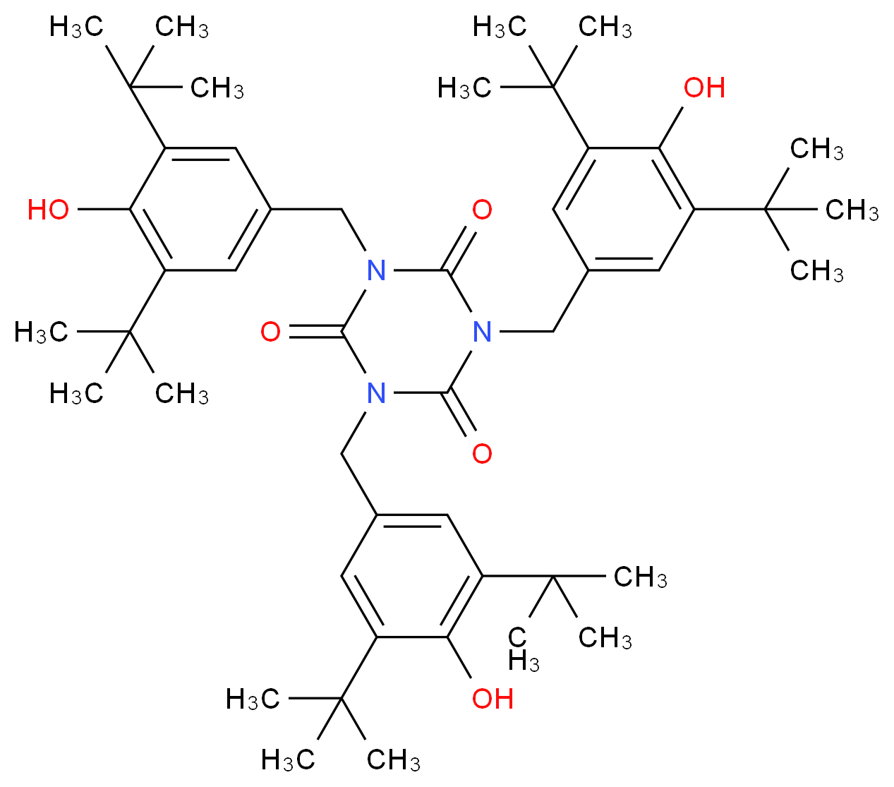 1,3,5-Tris(3,5-di-tert-butyl-4-hydroxybenzyl)-1,3,5-triazinane-2,4,6-trione_Molecular_structure_CAS_27676-62-6)