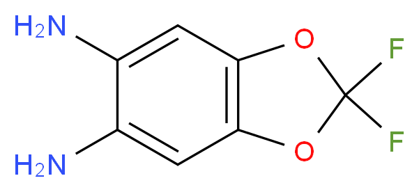5,6-Diamino-2,2-difluorobenzodioxole, Dihydrochloride_Molecular_structure_CAS_97966-69-3)