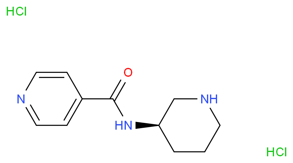 N-[(3S)-(Piperidin-3-yl)]isonicotinamide dihydrochloride_Molecular_structure_CAS_)