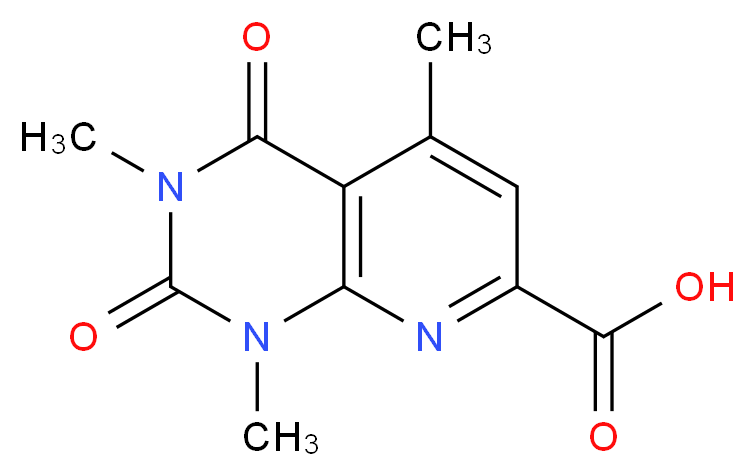 1,3,5-trimethyl-2,4-dioxo-1,2,3,4-tetrahydropyrido[2,3-d]pyrimidine-7-carboxylic acid_Molecular_structure_CAS_)