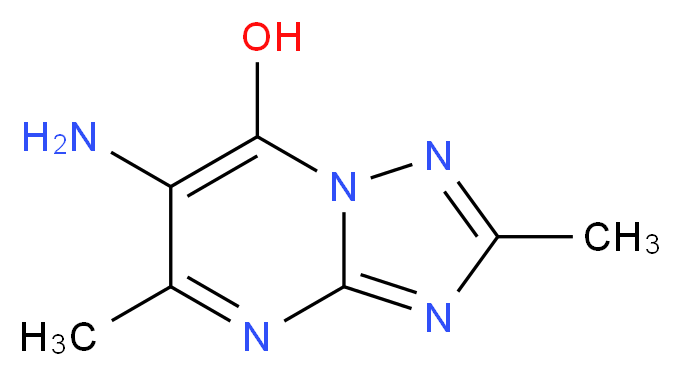 6-amino-2,5-dimethyl[1,2,4]triazolo[1,5-a]pyrimidin-7-ol_Molecular_structure_CAS_)