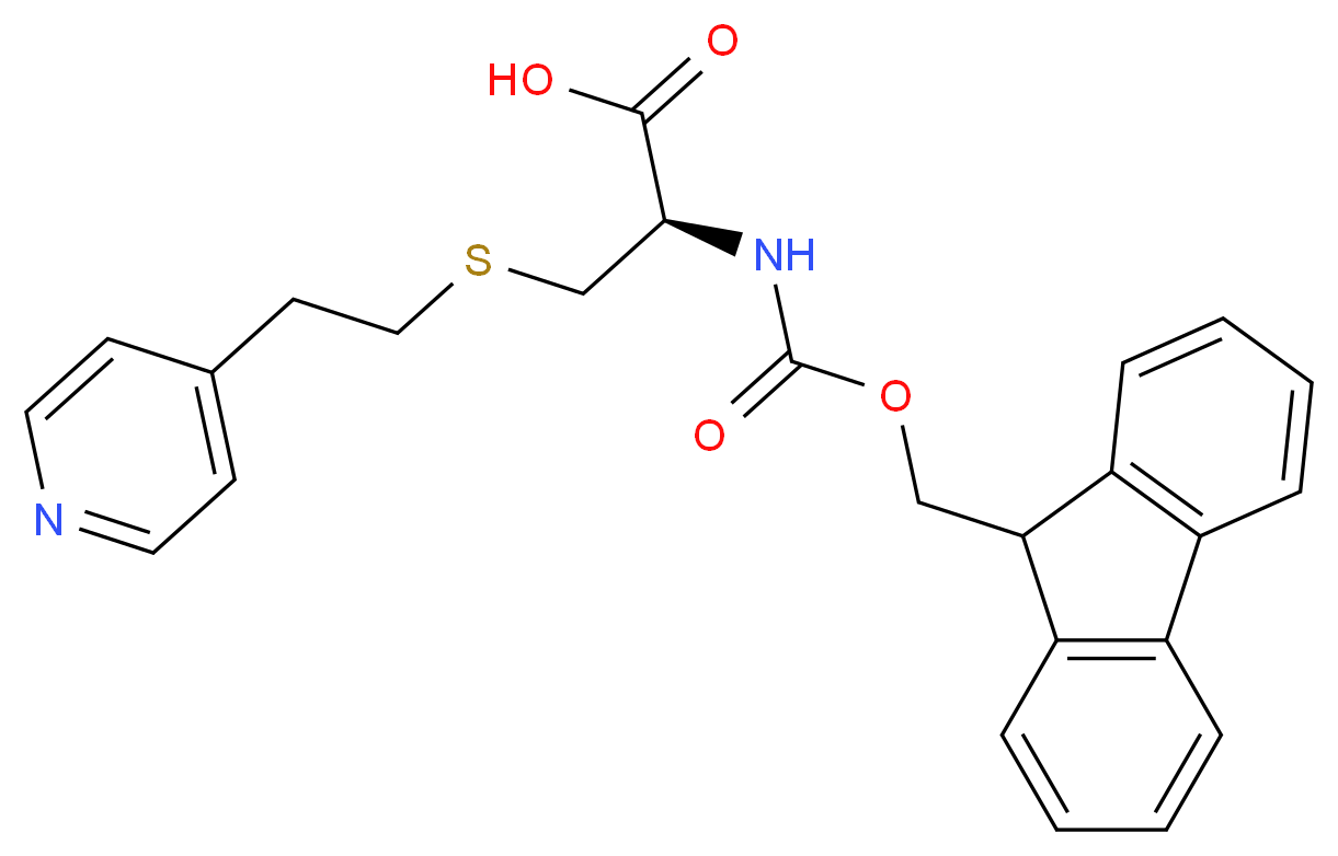 Fmoc-S-[2-(4-pyridyl)ethyl]-L-cysteine_Molecular_structure_CAS_)