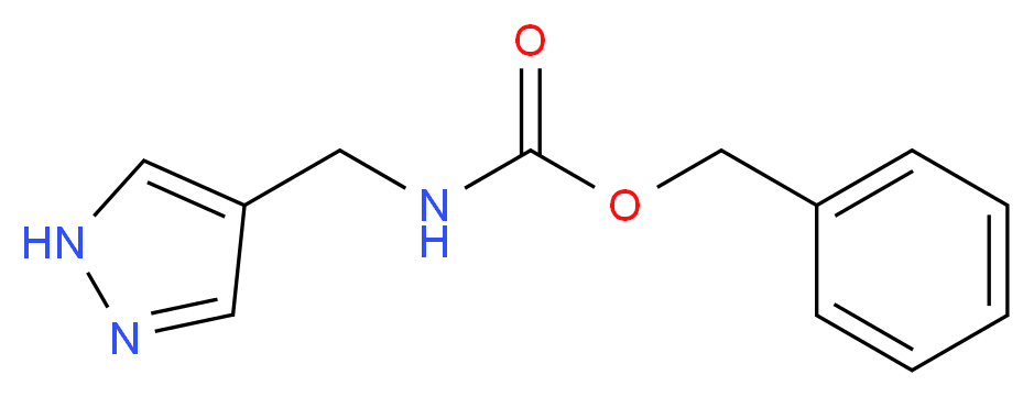 benzyl N-(1H-pyrazol-4-ylmethyl)carbamate_Molecular_structure_CAS_)
